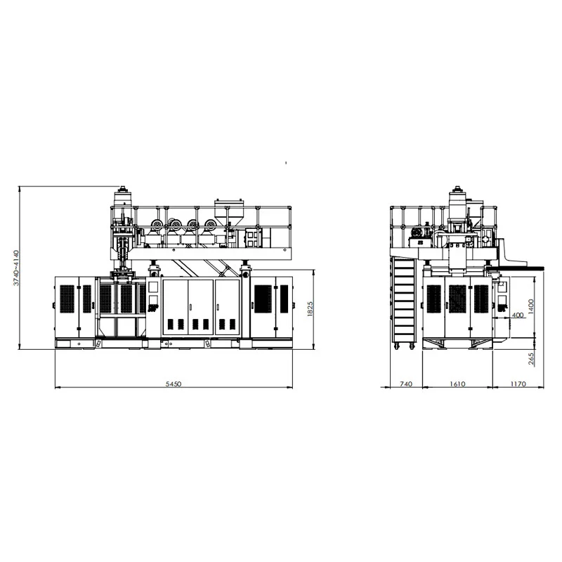 60 ایل جمع کرنے والی دھچکا مولڈنگ مشین